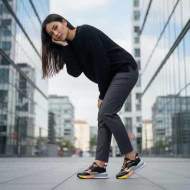 Adidasi dama casual negri CL2312 n12-2